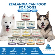 Zealandia Can Food for Dogs 185g Flavor Of Beef Lamb Chicken Hoki Fish Salmon Brushtail Goat Duck Venison Wallaby