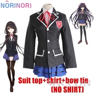 《427》Date A Live Tokisaki Kurumi Cosplay Yatogami Tohka Girls Origami Tokisaki Uniform Jk Kurumi Sch