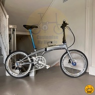 🩶 Fnhon Tornado 22” 𝗠𝗥𝗧/𝗕𝘂𝘀-𝗳𝗿𝗶𝗲𝗻𝗱𝗹𝘆 14 Freebie 𝗟𝗶𝗴𝗵𝘁𝘄𝗲𝗶𝗴𝗵𝘁 Folding Foldable Bicycle Bike Shimano Dahon Grey Birdy 451