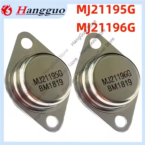 2-4PCS=2Pair Original brand new MJ21195G MJ21196G to-3p MJ21195 MJ21196 TO-3 gold sealed audio power