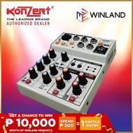 ☒◘❒Konzert Original PMP-4+ Portable Mixer 4 Channel Plug and Play Mixer USB Interface Mixer *WINLAND*