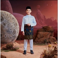 [ KIDS ] Baju Melayu Bulan Bintang 2024 ICY BLUE