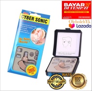 GRATIS 3 pcs Baterai Alat Bantu Pendengar Telinga Hearing Aid Cyber Sonic - Alat Bantu Dengar Telinga - Alat Bantu Pendengaran Tipe BTE Alat Bantu Dengar Telinga Murah Ori