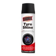AEROPAK Tyre Shine Spray 500ml | Long Lasting Wet Look | Tire Polish | Protects & Restores Tyre Shin