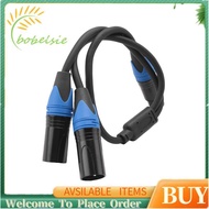 50cm XLR Splitter Cable 1 XLR Female to 2 XLR Male XLR Y Splitter Cable Microphone Splitter Cord for