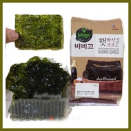 ∇ ✔ ● BIBIGO SEASONED LAVER SEAWEED SNACK 5G (8PACKS) & 4G (16PACKS)