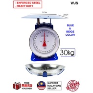 (ENFORCED METAL EXTRA DURABLE) WJS IIII 30KG Analog Scale Commercial Scale Industrial Scale And Kitchen Mechanical Weigh