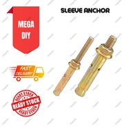 Sleeve Anchor Screw Wall plug / Sleeve PJ Anchor / Wall Plug Besi / Wall Expansion Bolt Iron Plug