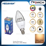 MEGAMAN 5W E14/E27 DIMMABLE/NON-DIMMABLE LED CANDLE BULB