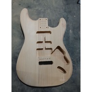 Stratocaster alder unfinised guitar body