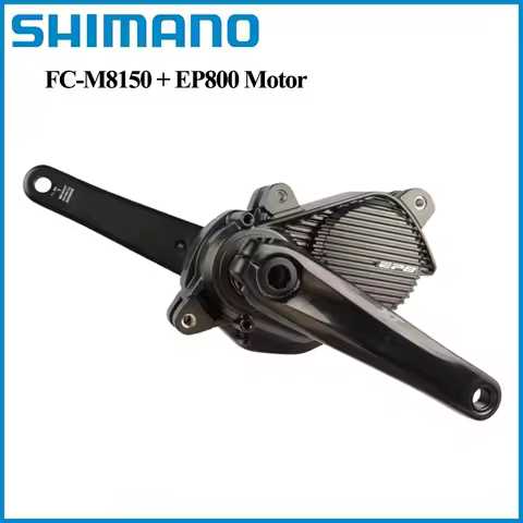 Shimano FC-M8150 Crankarm 165mm E-BIKE Crank Black+ EP800 Or E7000 motors Drive Unit Set For E-MTB R