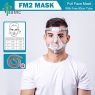 BMC FM2 Full Face Mask CPAP Auto CPAP APAP BIPAP Machine Size S/M/L Full Face Mask Anti Snoring