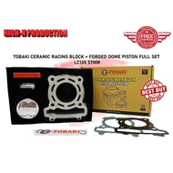 LC135 CERAMIC RACING BLOCK TOBAKI + FORGED DOME PISTON FULL SET LC135 57MM