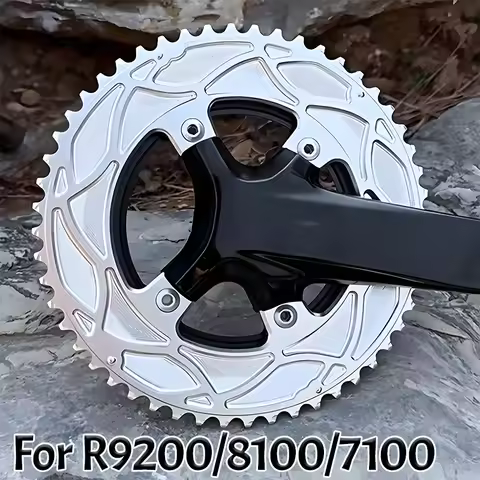 110 Bcd 4 Bolt Chainring 110bcd Aero Silver Chainring For Shimano R7100 Ultegra R8100 Dura Ace 9200 