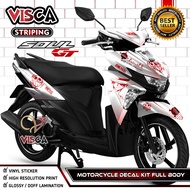 Stiker Striping Soul GT 125 Full Body Variasi One Piece