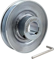 AB400-1 Single Groove Web Sheaves,v Belt Pulley 4" OD 1 inch bore,Motor Pulley Carbon Steel for A B 