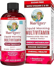 Liquid Multivitamin for Women, Men, & Kids | Vegan Vitamin A, B, C, D3, E & Amino Acids | Vitamins f