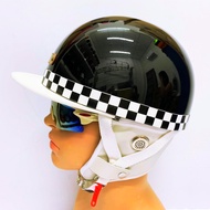 Mũ Bảo Hiểm 1/2 Đầu Napoli Phong Cách Bosozoku Nhật Bản /Mũ Bảo Hiểm Kiểu Nhật.