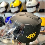 Helmet  ⊿ORIGINAL HELMET LASER MATT BLACK  46 PROJECT  MOTORCYCLE HELMET SIRIM  HELMET MURAH LASER H