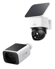 eufy Security SoloCam S340 SoloCam S220, Solar Security Camera, Wireless Outdoor Camera system, No M