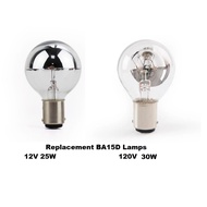 Hanaulux Dr.Fischer H016191 Guerra 0376/7 Shadowless Lamp 12V 25W BA15D PL Light Bulb or 120V 30W BA
