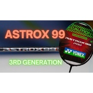 YONEX ASTROX 99 PRO/TOUR/PLAY 3rd Gen Badminton Racket (100%Original)