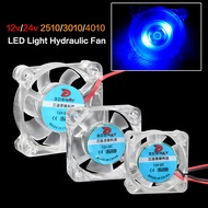 Printer Parts Hotend 12v/24v Cooling Turbo Fan 2510 3010 4010 Led Hydraulic Bearing Fan Blue Light L