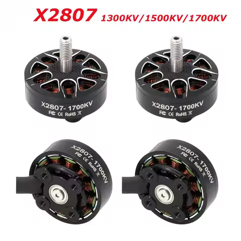 X2807 2807 Brushless Motor 1300KV 4PC 4S 1500KV 1700KV 6S Motor for FPV Freestyle 7inch Long Range L