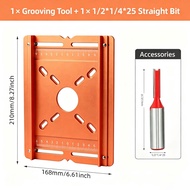 [9NEW] Aluminum Alloy Router Guide: Dual-Scale Woodworking Fence for Precision Cuts