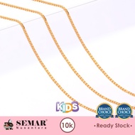 Kalung Emas Anak Stela Polos Gold 10K Semar Nusantara