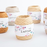 Lattan (40g) Yarn crochet bamboo rattan yarn