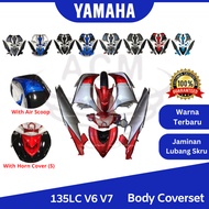 YAMAHA LC135 V6 V7 4 Stroke Body Cover Set Body Kit Color Part Parts 135LC Coverset LCV6 LCV7 LC HBL