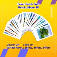 Glossy Photo Paper Printing Package Standard Size 2R 9x6 cm