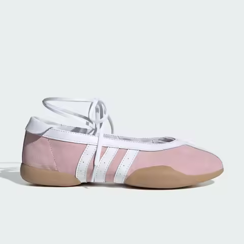 Adidas genuine TAEKWONDO Women's Leather Ballet Flat Shoes JQ6434