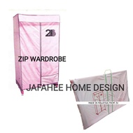 JFH 2B Zip Wardrobe with Strong Steel Structure/ZIP ALMARI/ALMARI HOSTEL/ALMARI KAIN (random color)