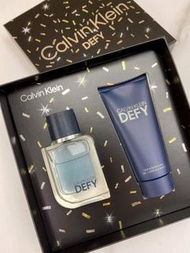 順豐包郵 現貨💜Calvin Klein Defy Eau De Toilette CK肆意男淡香水 2件套裝(淡香水50ml+沐浴露100ml)