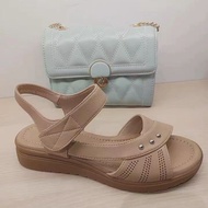 Giày Sandal Dệt Kim Mùa Hè 2023 DUSTO Thoải Mái Giày Sandal Nữ Giày Đế Chân Cao Thời Trang Giày Mùa