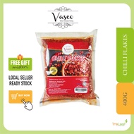 🎁FREE GIFT🎁 VASCO CHILLI FLAKES 400G/CILI KASAR ORIGINAL/CILI KASAR ASLI/PREMIUM/READY STOCK