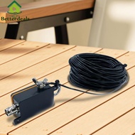Pocket HF Antenna 1-30MHz Frequency Band Wideband End-fed Halfwave Antenna HF Shortwave Antenna with