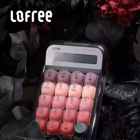 Lofree Lipstick Wireless Bluetooth Mechanical Digital Keyboard High Appearance Computer External Cal