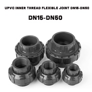 ((FX) UPVC Inner Wire Flexible Joint DN15-DN50 PVC Pipe Quick Direct Chemical Water Pipe Joint Inter