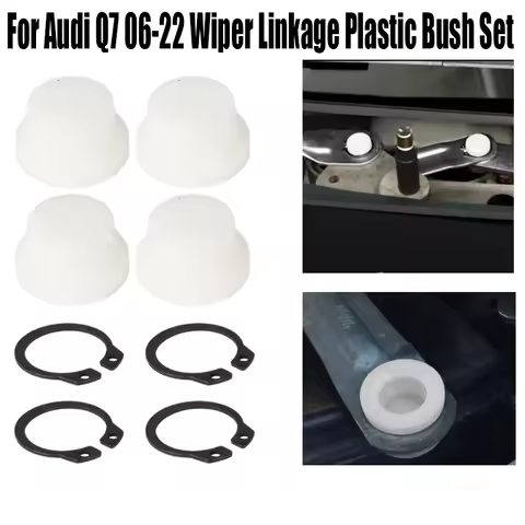 For Audi Q7 06-22 Wiper Linkage Plastic Bush Set (Fit Original Linkrods)Kit CT217 Car Windshield Wip