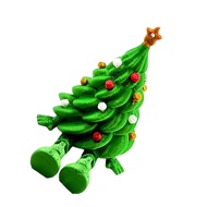 LU Mood Changing Christmas Tree Desk Companion 3D Printed Material Portable 3D Printed Tree Figurine