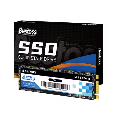 Bestoss M.2 SATA III SSD 2280 128GB 256GB 512GB 1TB Internal Solid State Hard Disk M2 SSD Drive for 
