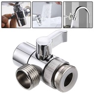 1PCS ABS Diverter Valve 1/2 Inch 3 Way Water Separator Shower Tee Adapter Adjustable Faucet Switcher
