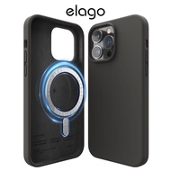elago Magnetic Silicone Case  Compatible with iPhone 14 Pro Max Case 6.7 Inch - Built-in Magnets, Pr
