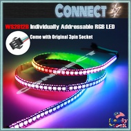 ARGB WS2812B Led Light Strip 5v 60 Leds Per Meter Rgb Led Strip WS2812B Waterproof Individually Addr