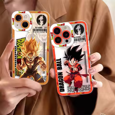 Anime D-Dragon Ball Sun Goku Clear Phone Case For OPPO A6X A98 A94 A79 A78 A74 A60 A58 A57 A55 A54 A
