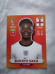 2022世界盃貼紙Bukayo Saka