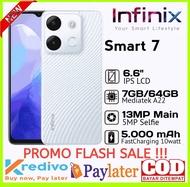 infinix smart7 Ram 7+64(+) smart 7 Ram6+64(+)itrl A60s ram 8+64. garansi